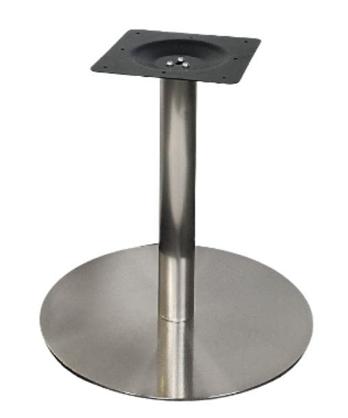 Central Table Leg East Bath | size: Height: 58cm, Diameter: 58cm | color: Chrome | image: 0 | variant: 1004635