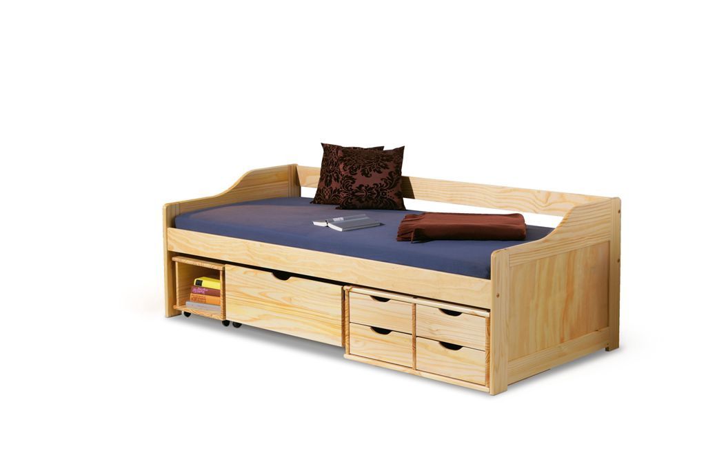 Children's Bed East Reggio Calabria | size: Length: 209cm, Width: 96cm, Height: 72cm | image: 2 | variant: 1006664
