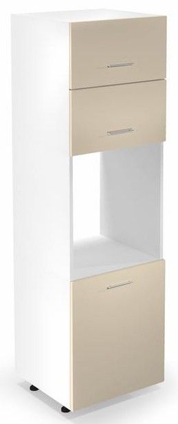 Closet Linkoping | size: Width: 214cm, Height: 56cm, Depth: 60cm | color: White/Beige | image: 1 | variant: 1001899