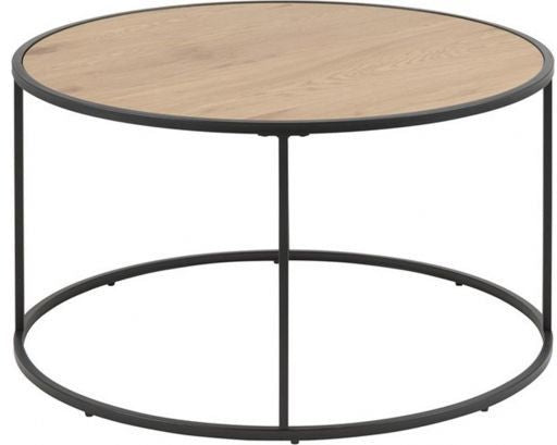 Coffee Table Aberystwyth | size: Length: 80cm, Width: 80cm, Height: 45cm, Diameter: 80cm | color: Black | image: 1 | variant: 1005533