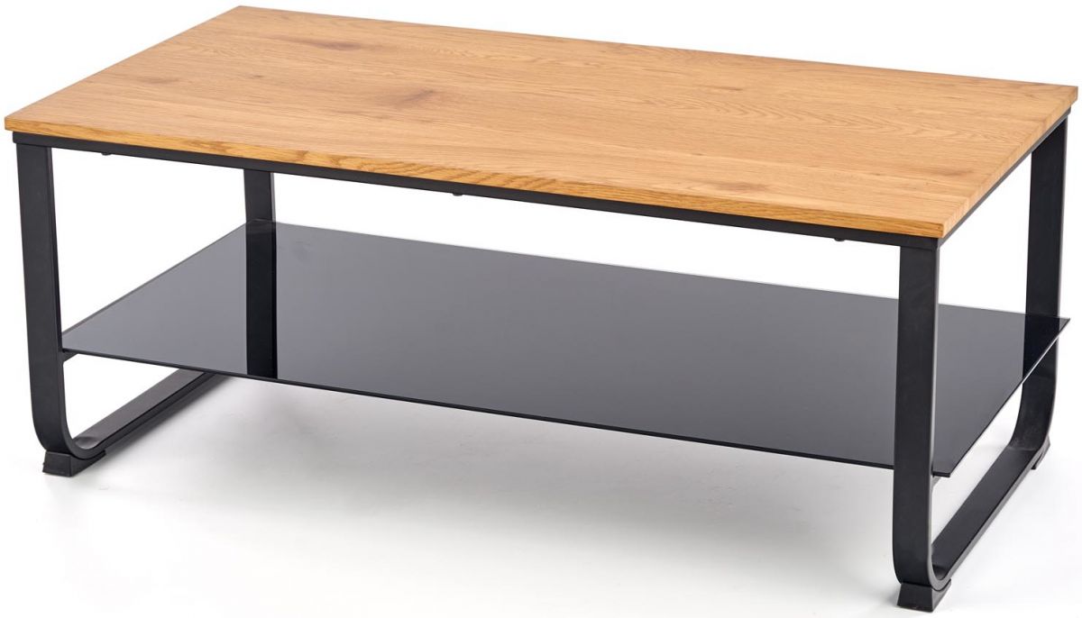 Coffee Table Artiga | size: Length: 55cm, Width: 105cm, Height: 45cm | color: Brown/Black | image: 0 | variant: 1012277