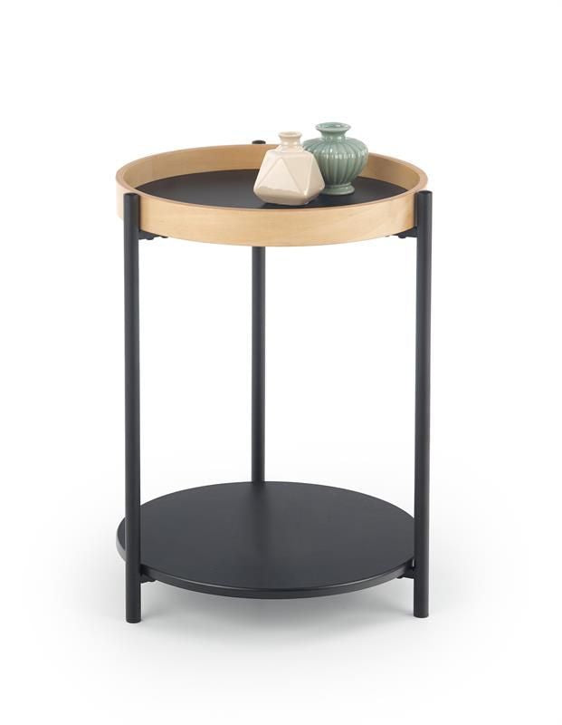 Coffee Table East Durban | size: Length: 44cm, Width: 44cm, Height: 55cm, Diameter: 44cm | color: Black | image: 1 | variant: 1006741