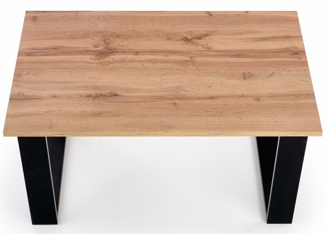 Coffee Table East Taipei | size: Length: 64cm, Width: 100cm, Height: 50cm | color: Brown/Black | image: 5 | variant: 1007144