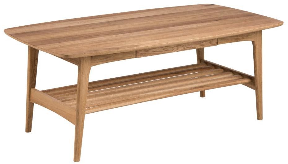 Coffee Table Emma 1 | size: Length: 70cm, Width: 130cm, Height: 51cm | color: Oak | image: 0 | variant: 1012554