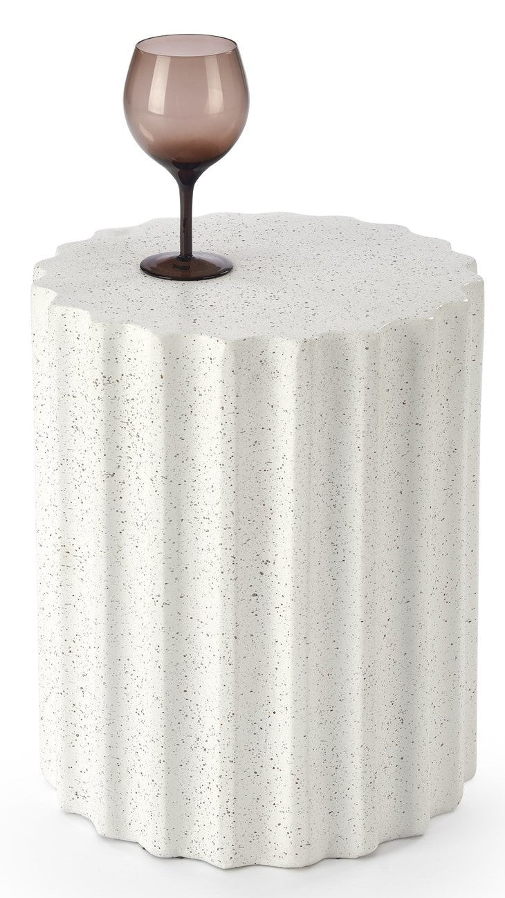 Coffee Table Fara | size: Length: 41cm, Width: 41cm, Height: 46cm, Diameter: 41cm | color: White | image: 1 | variant: 1012989