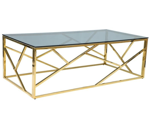 Coffee Table Holyhead | size: Length: 120cm, Width: 120cm, Height: 40cm | color: Transparent | image: 0 | variant: 1007656