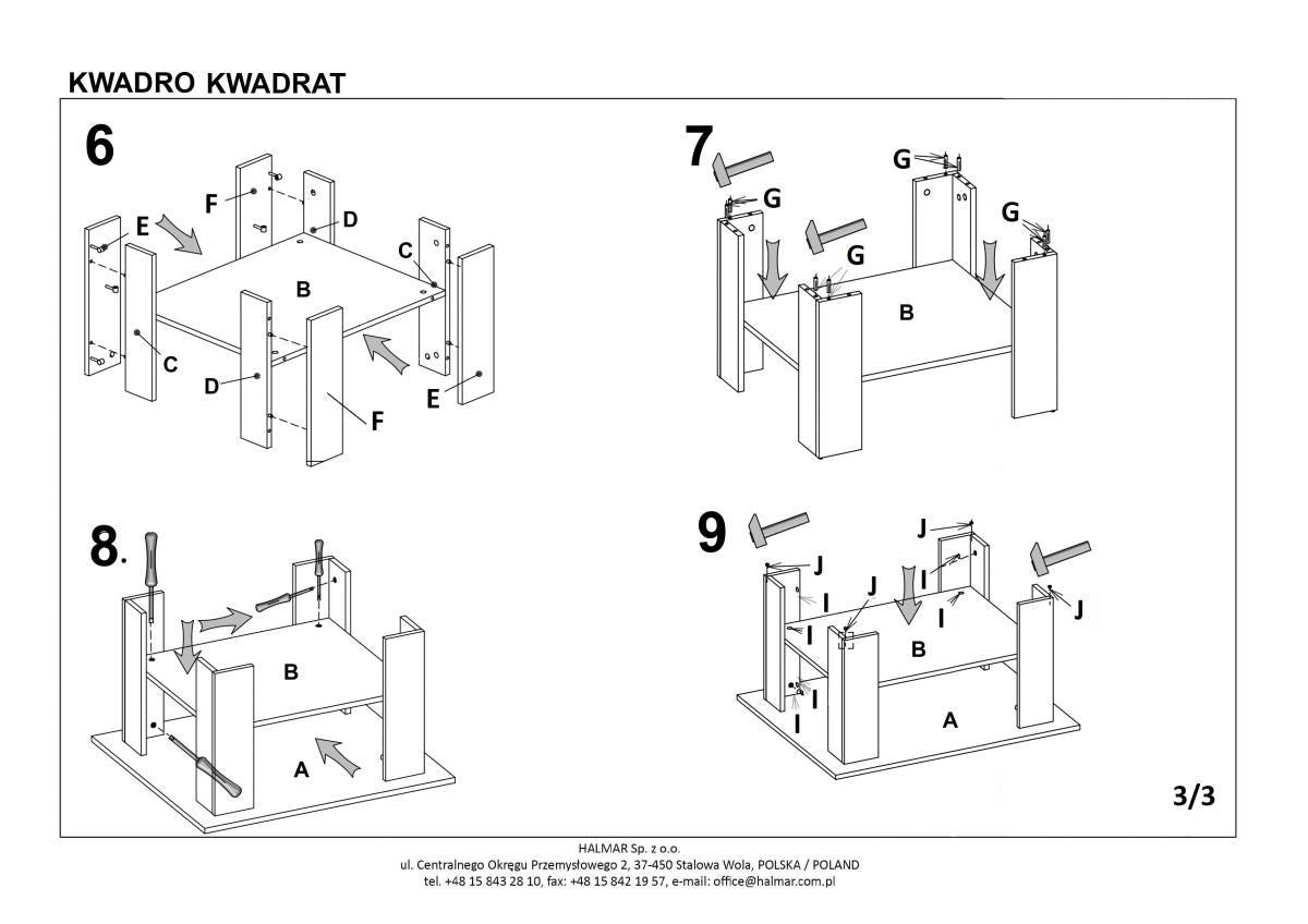 Coffee Table Istanbul | size: Length: 70cm, Width: 70cm, Height: 53cm | color: Walnut | image: 2 | variant: 1003307