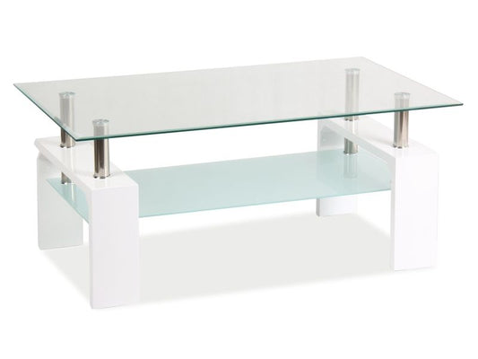 Coffee Table Jarrow | size: Length: 60cm, Width: 100cm, Height: 55cm | color: Transparent | image: 1 | variant: 1007649