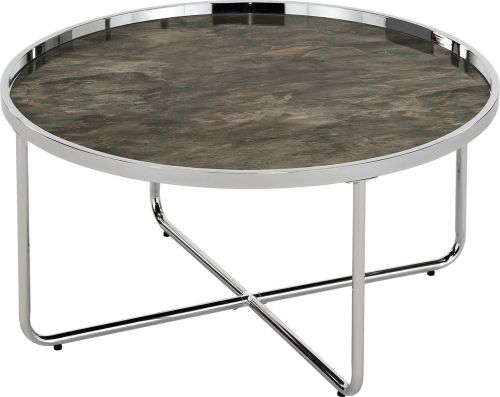 Coffee Table St Gallen | size: Length: 80cm, Width: 80cm, Height: 40cm, Diameter: 80cm | color: Gray | image: 1 | variant: 1001607