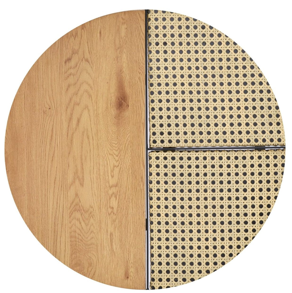 Coffee Table West Bala | size: Length: 70cm, Width: 70cm, Height: 36cm, Diameter: 70cm | color: Brown/Black | image: 2 | variant: 1007373