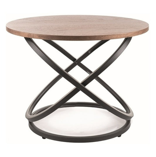 Coffee Table West Lima | size: Length: 60cm, Width: 60cm, Height: 45cm, Diameter: 60cm | color: Brown | image: 0 | variant: 1008012