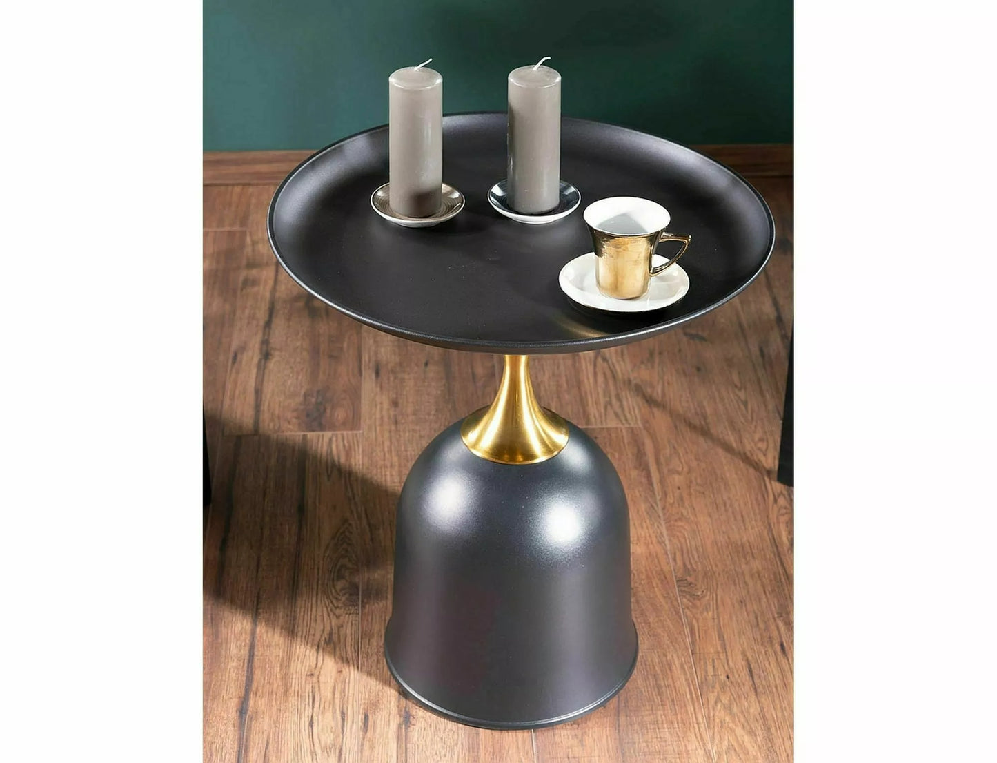 Coffee Table West New York | size: Length: 51cm, Width: 51cm, Height: 61cm, Diameter: 51cm | color: Black | image: 1 | variant: 1008035