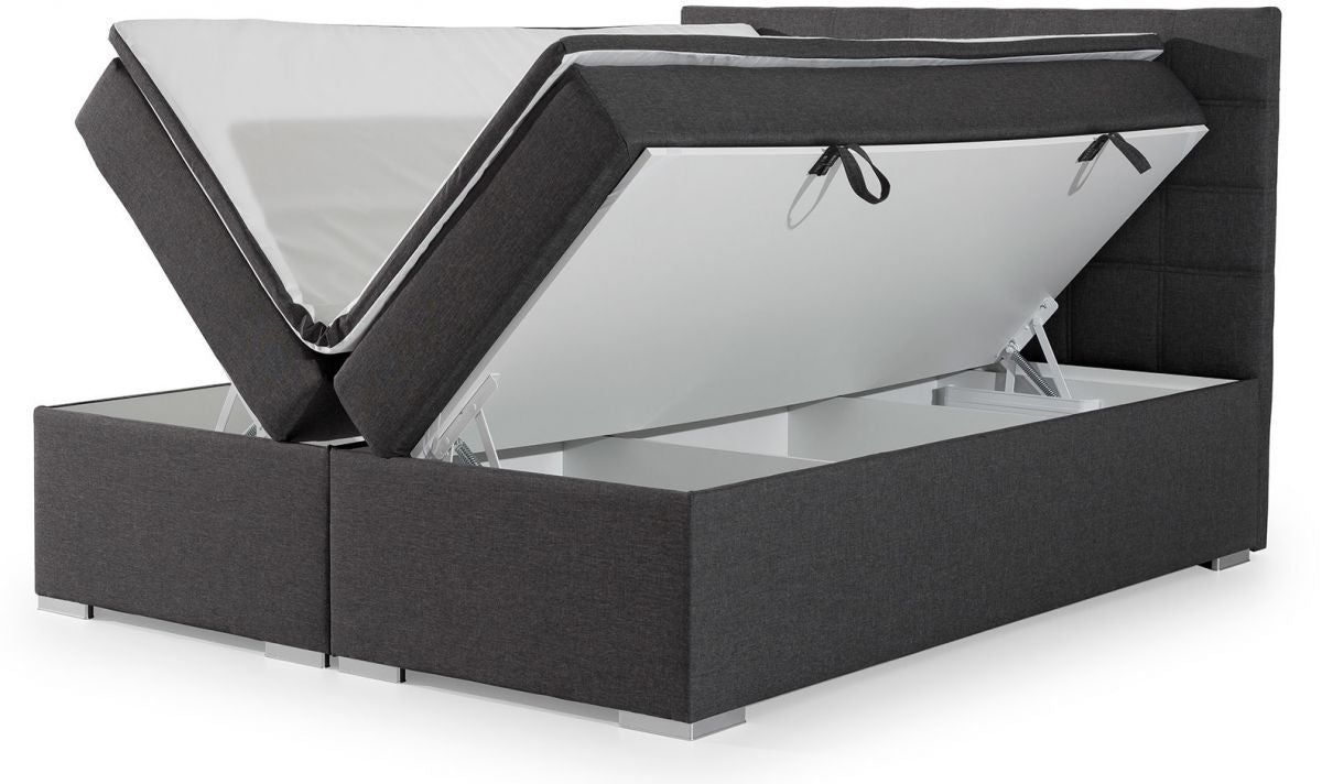 Continental Double Bed West Siauliai 1 | size: Length: 205cm, Width: 160cm, Height: 126cm | color: Purple | image: 1 | variant: 1012025