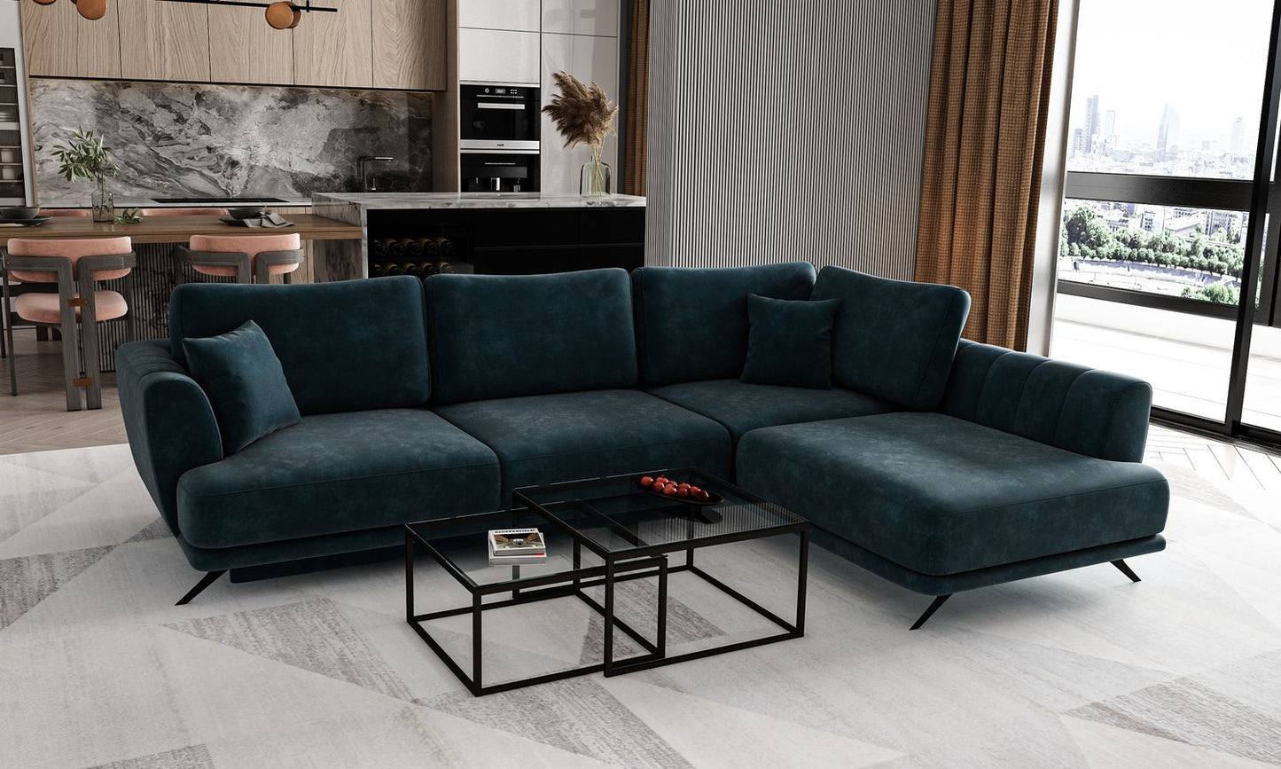 Corner Sleeper Sofa Aviemore 77 | size: Width: 276cm, Height: 90cm, Depth: 191cm | color: Nube | image: 1 | variant: 1015838