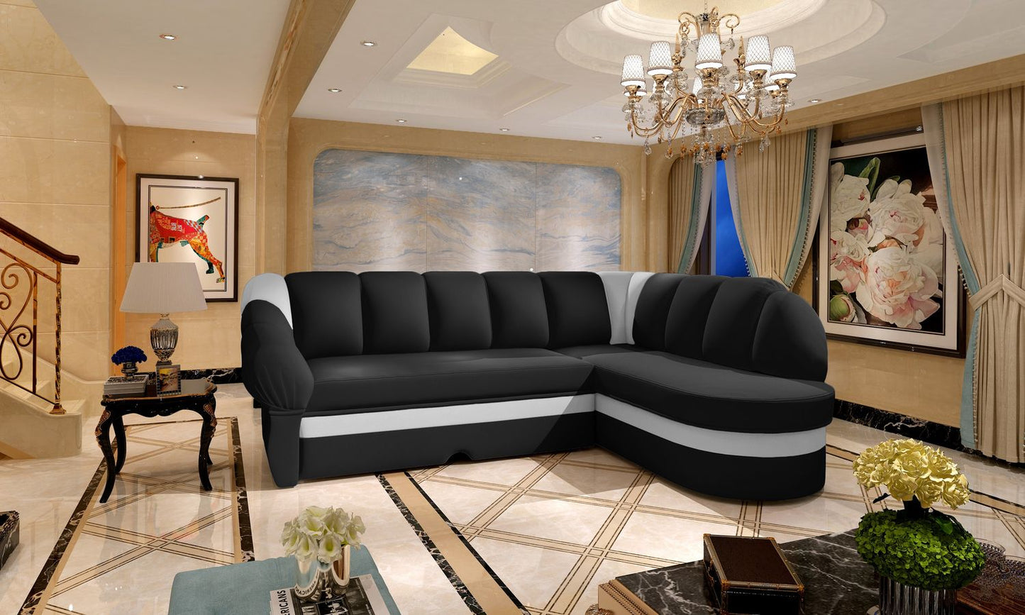 Corner Sleeper Sofa Benano 1 | size: Width: 250cm, Height: 85cm, Depth: 180cm | color: Soft | image: 1 | variant: 1014162