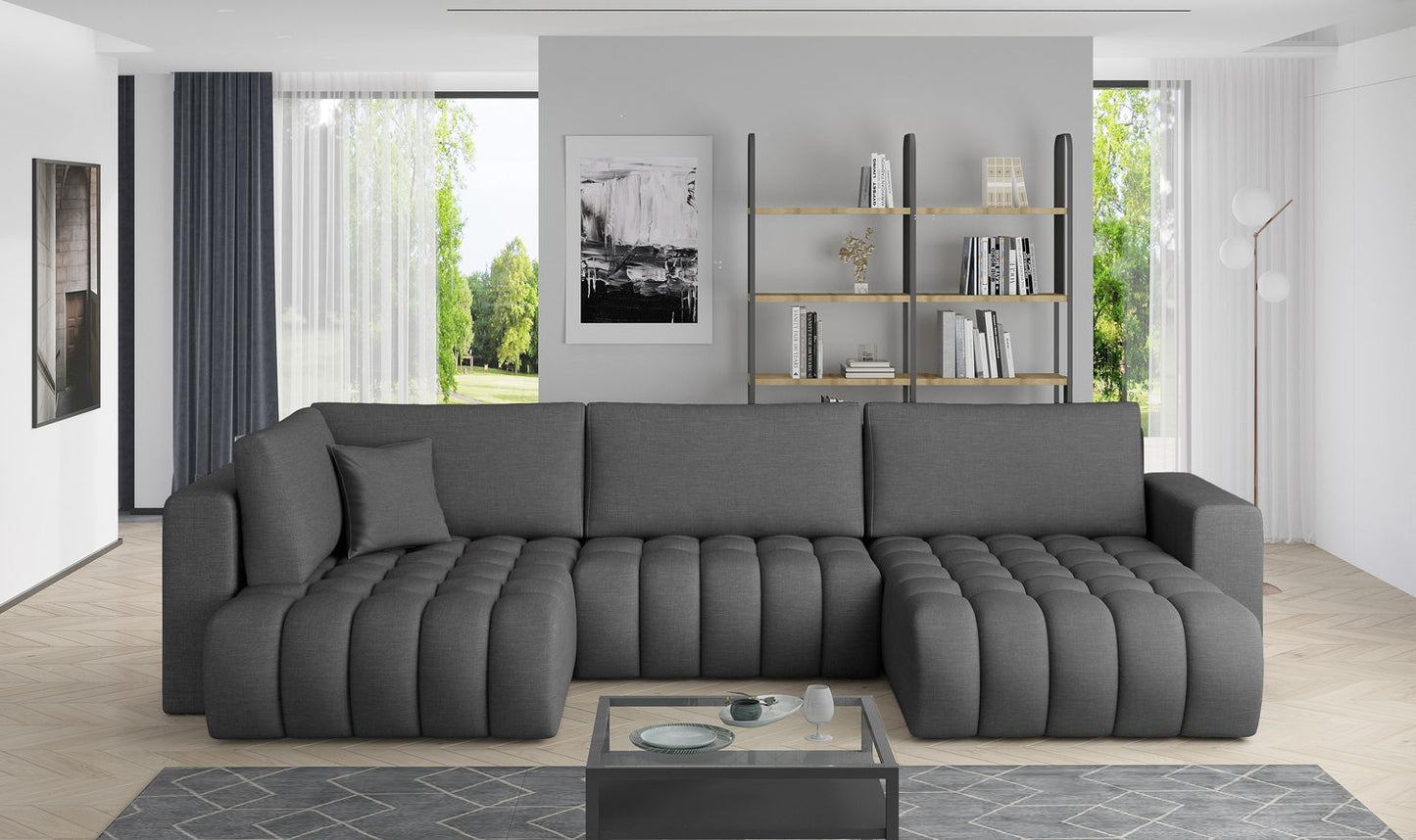 Corner Sleeper Sofa Bonito 26 | size: Width: 350cm, Height: 92cm, Depth: 175cm | color: Flores | image: 1 | variant: 1014292