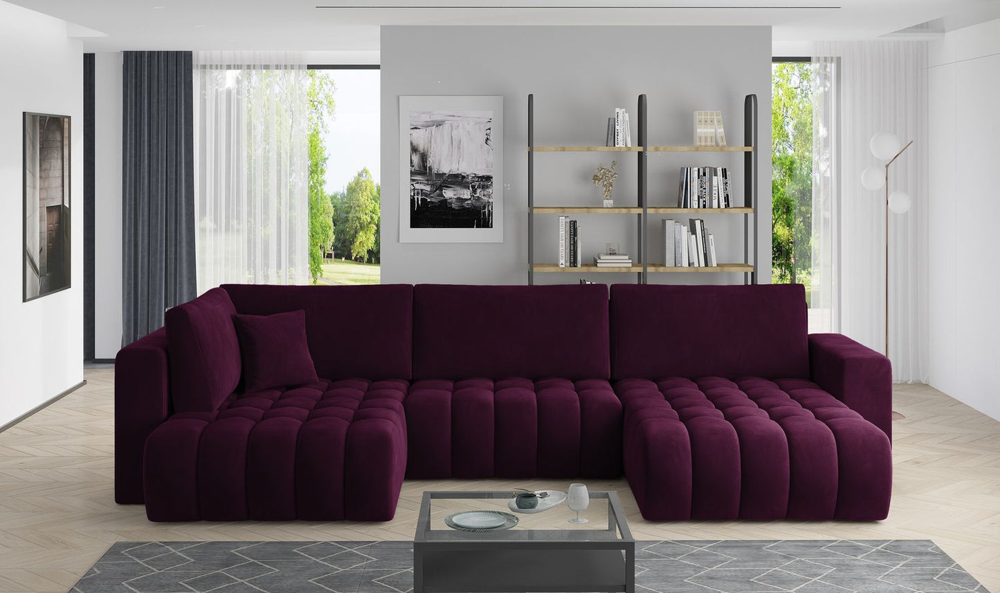 Corner Sleeper Sofa Canterbury 35 | size: Width: 350cm, Height: 92cm, Depth: 175cm | color: Velvetmat | image: 1 | variant: 1015247