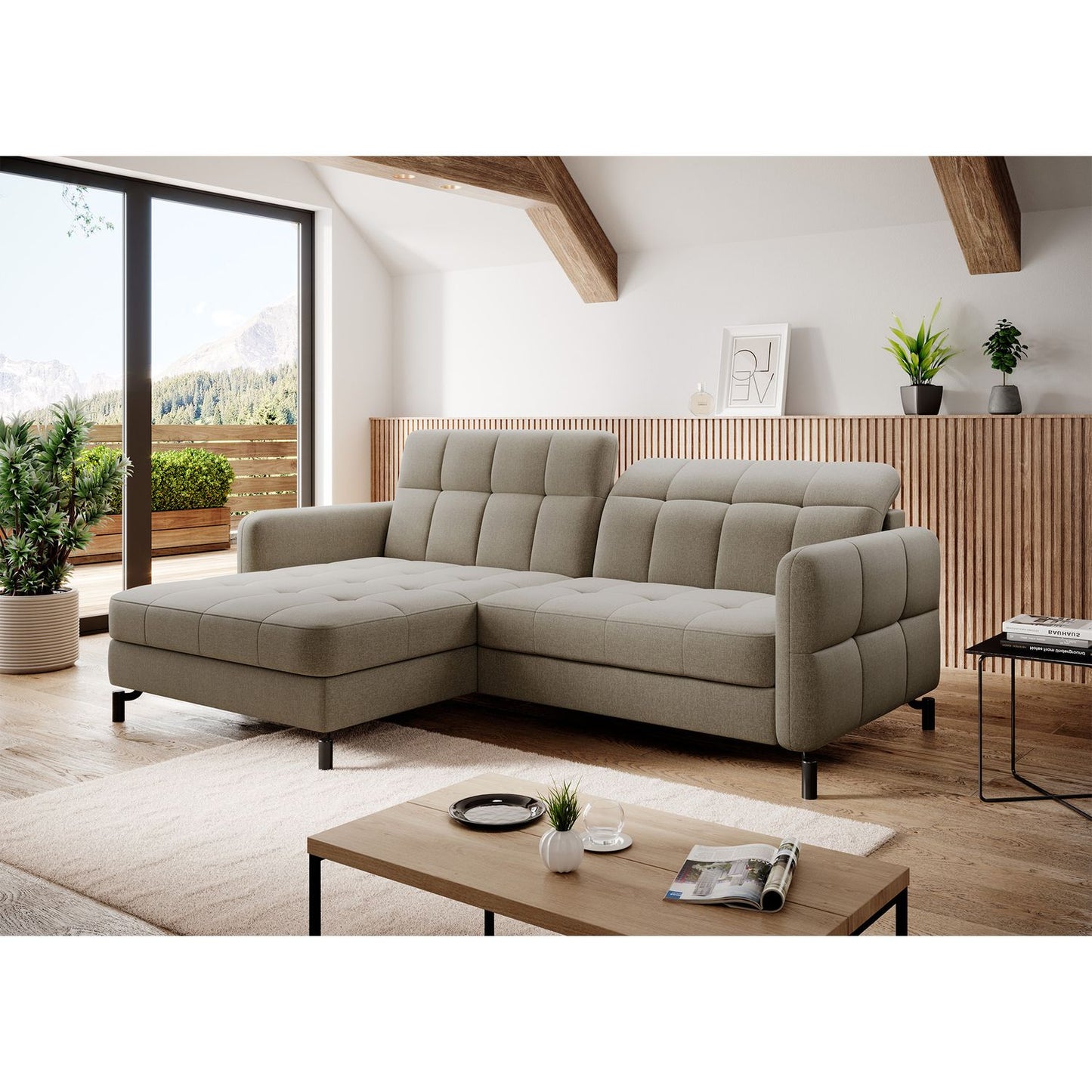 Corner Sleeper Sofa East Pittsburgh 19 | size: Width: 225cm, Height: 105cm, Depth: 160cm | color: Inari | image: 1 | variant: 1016942