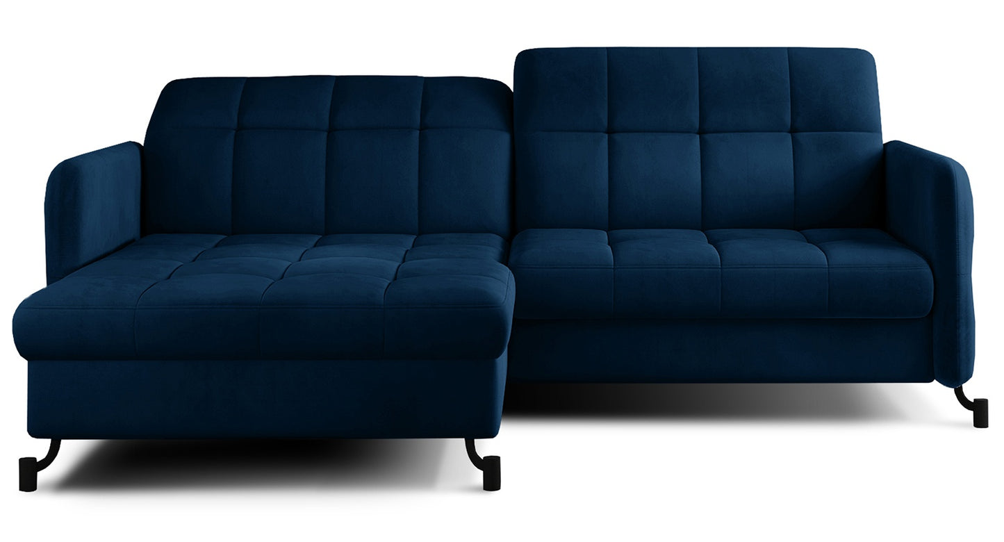 Corner Sleeper Sofa East Pittsburgh 48 | size: Width: 225cm, Height: 105cm, Depth: 160cm | color: Blue | image: 0 | variant: 1016971