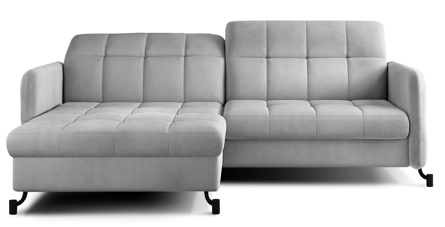 Corner Sleeper Sofa East Pittsburgh 51 | size: Width: 225cm, Height: 105cm, Depth: 160cm | color: Monolith | image: 0 | variant: 1016974