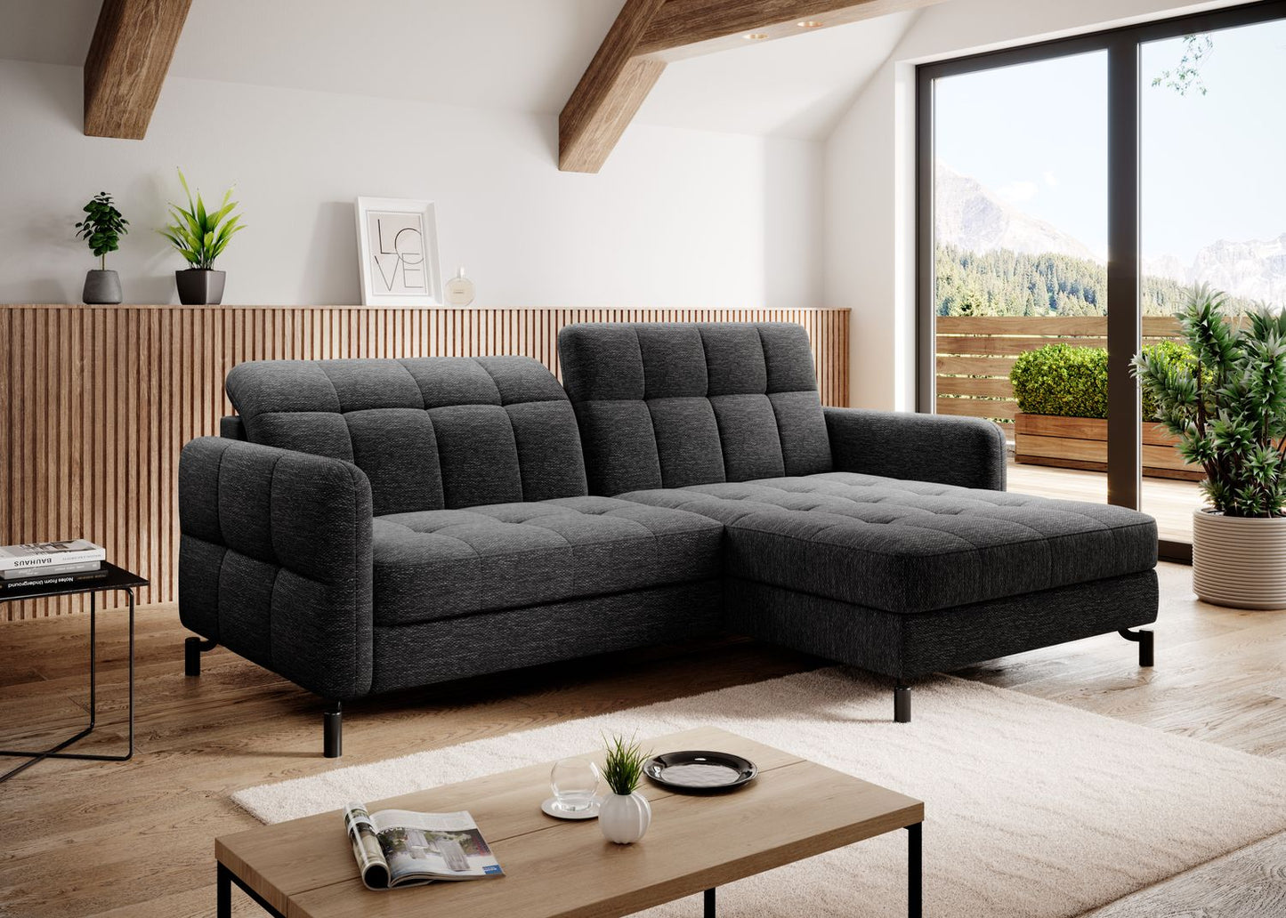 Corner Sleeper Sofa East Pittsburgh 80 | size: Width: 225cm, Height: 105cm, Depth: 160cm | color: Berlin | image: 1 | variant: 1017003