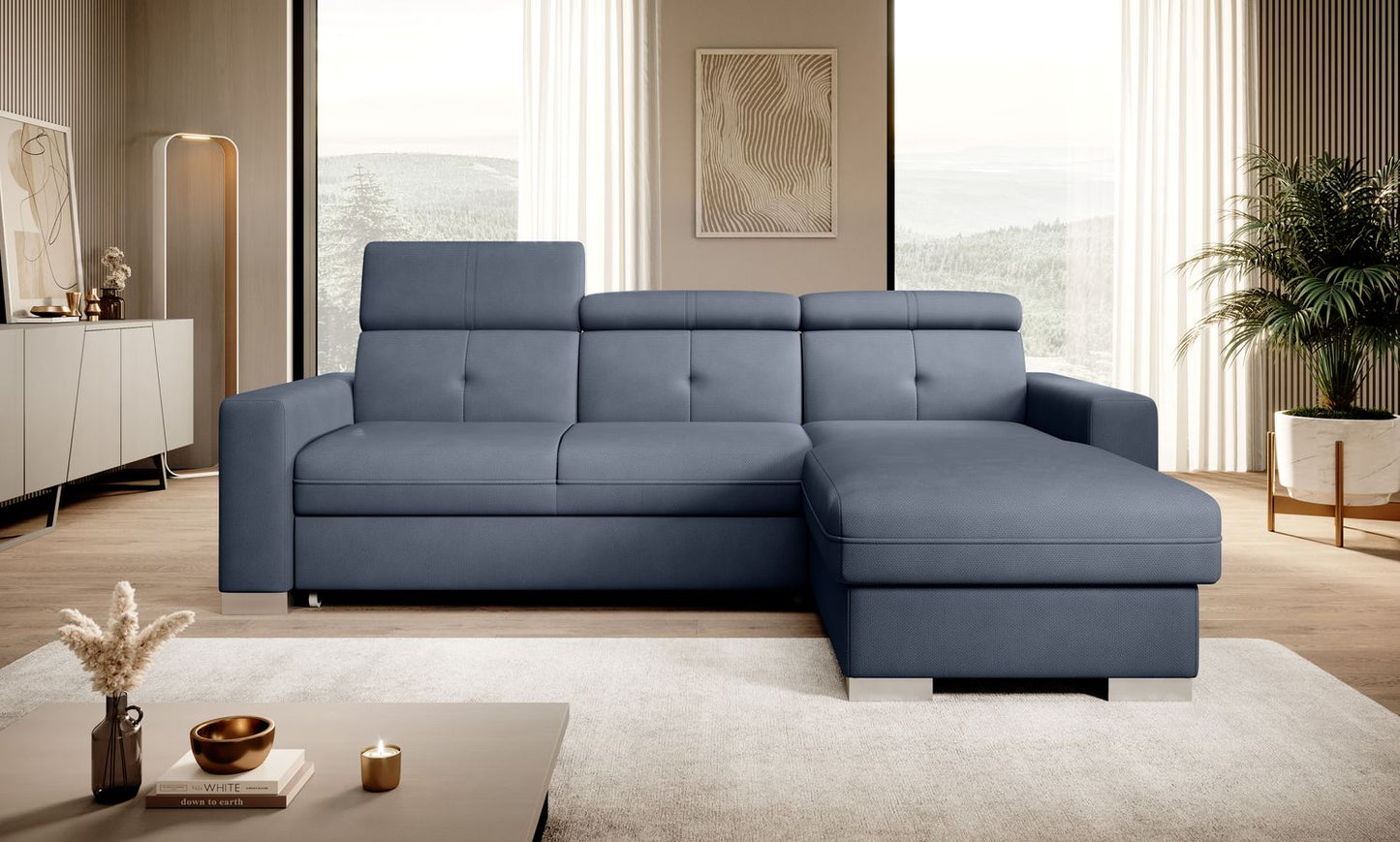 Corner Sleeper Sofa Filey 75 | size: Width: 247cm, Height: 104cm, Depth: 176cm | color: Poco | image: 1 | variant: 1015525