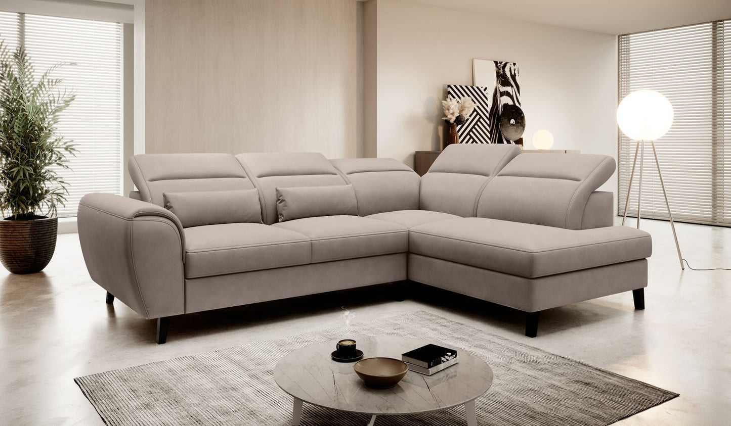 Corner Sleeper Sofa Gainsborough 59 | size: Width: 255cm, Height: 100cm, Depth: 201cm | color: Savoi | image: 1 | variant: 1016056