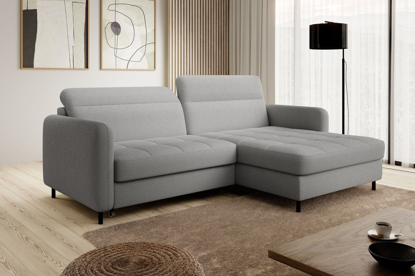 Corner Sleeper Sofa Gomsi 25 | size: Width: 228cm, Height: 100cm, Depth: 165cm | color: Royal | image: 1 | variant: 1014607