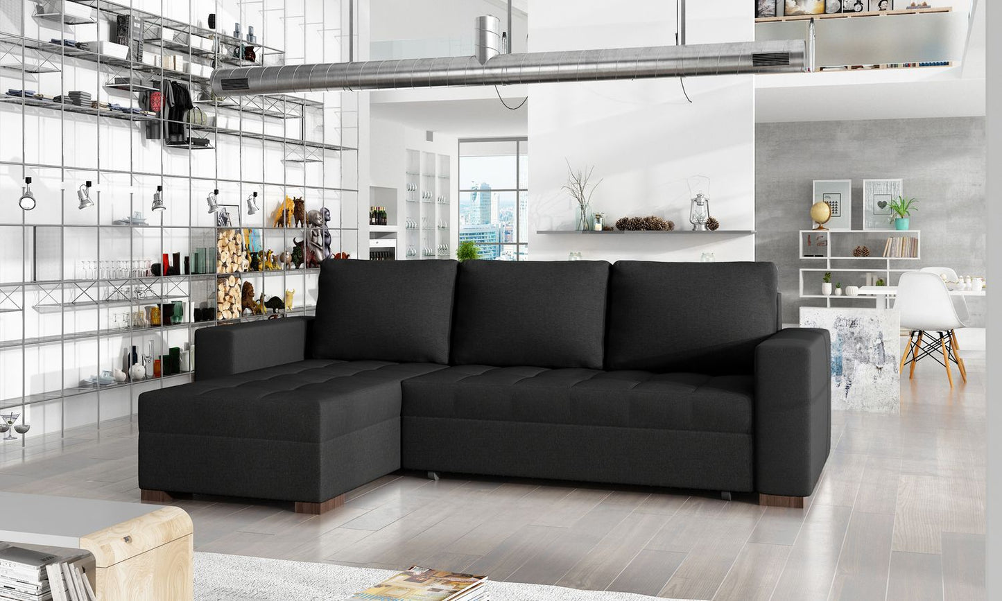Corner Sleeper Sofa Hinckley 14 | size: Width: 237cm, Height: 90cm, Depth: 57cm | color: Sawana | image: 1 | variant: 1017119