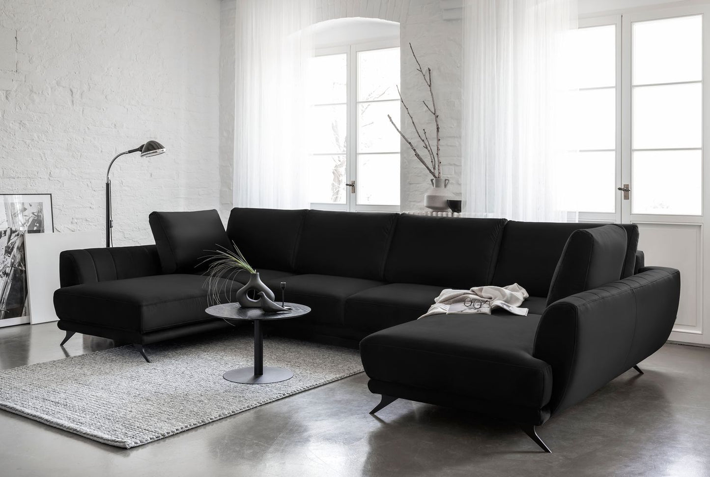 Corner Sleeper Sofa Larco 18 | size: Width: 362cm, Height: 90cm, Depth: 191cm | color: Loco | image: 1 | variant: 1014692