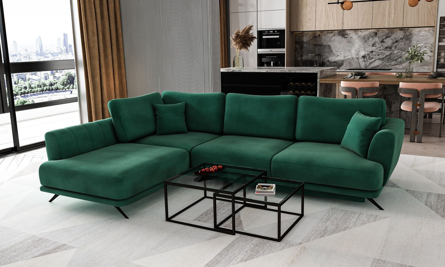 Corner Sleeper Sofa Larde 30 | size: Width: 276cm, Height: 90cm, Depth: 191cm | color: Loco | image: 1 | variant: 1014845