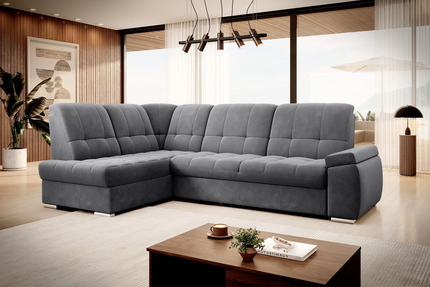 Corner Sleeper Sofa Market Rasen 14 | size: Width: 272cm, Height: 95cm, Depth: 192cm | color: Sola | image: 1 | variant: 1016148