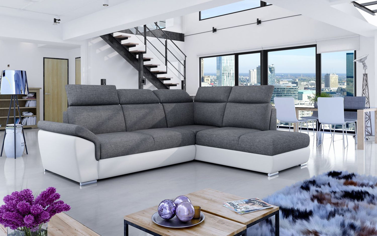 Corner Sleeper Sofa Melton Mowbray 26 | size: Width: 260cm, Height: 102cm, Depth: 60cm | color: Sawana/Soft | image: 1 | variant: 1016861