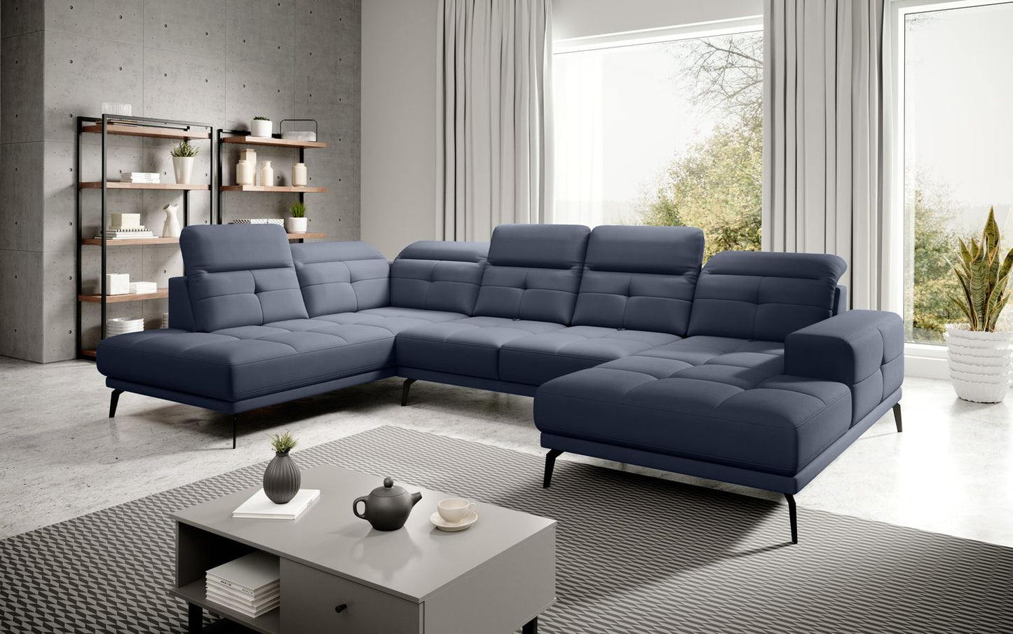Corner Sofa Alnwick 44 | size: Width: 350cm, Height: 107cm, Depth: 205cm | color: Poco | image: 1 | variant: 1015302