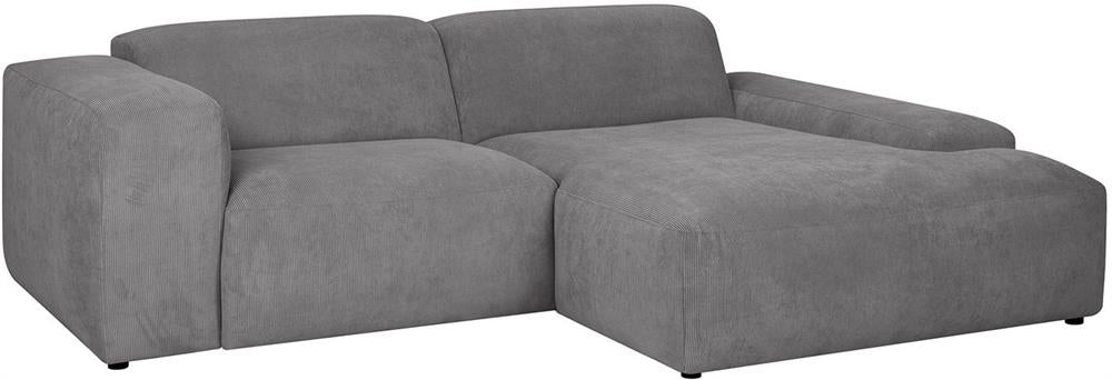 Corner Sofa Burford | size: Width: 252cm, Height: 75cm, Depth: 200cm | color: Gray | image: 1 | variant: 1000353