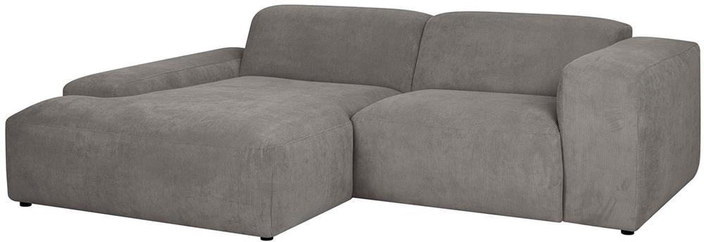 Corner Sofa Burford | size: Width: 252cm, Height: 75cm, Depth: 200cm | color: Gray | image: 1 | variant: 1000355