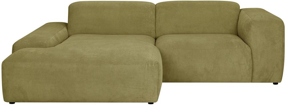 Corner Sofa Burford | size: Width: 252cm, Height: 75cm, Depth: 200cm | color: Green | image: 2 | variant: 1000352