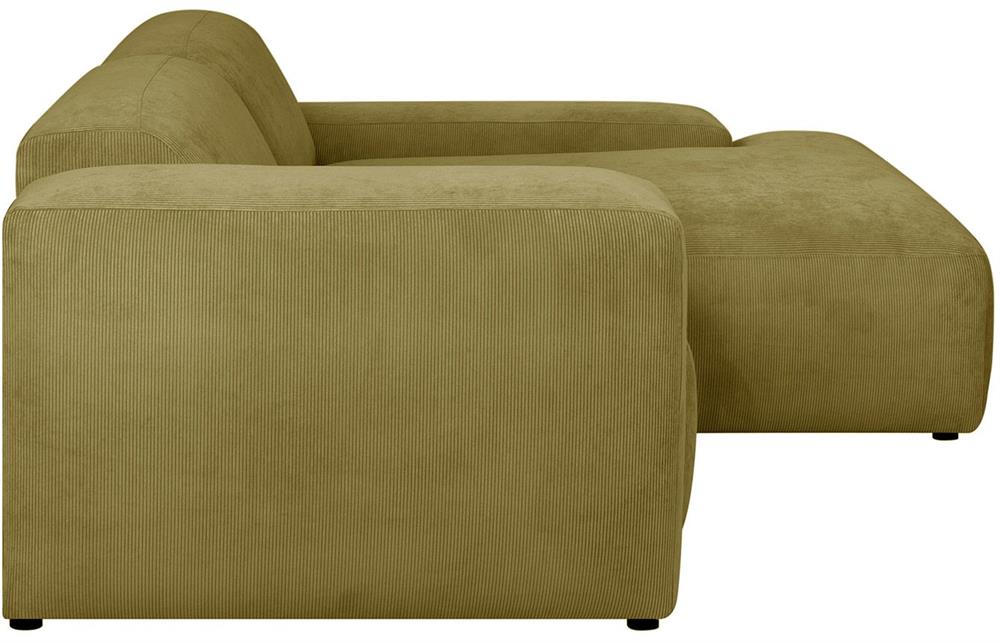 Corner Sofa Burford | size: Width: 252cm, Height: 75cm, Depth: 200cm | color: Green | image: 3 | variant: 1000354