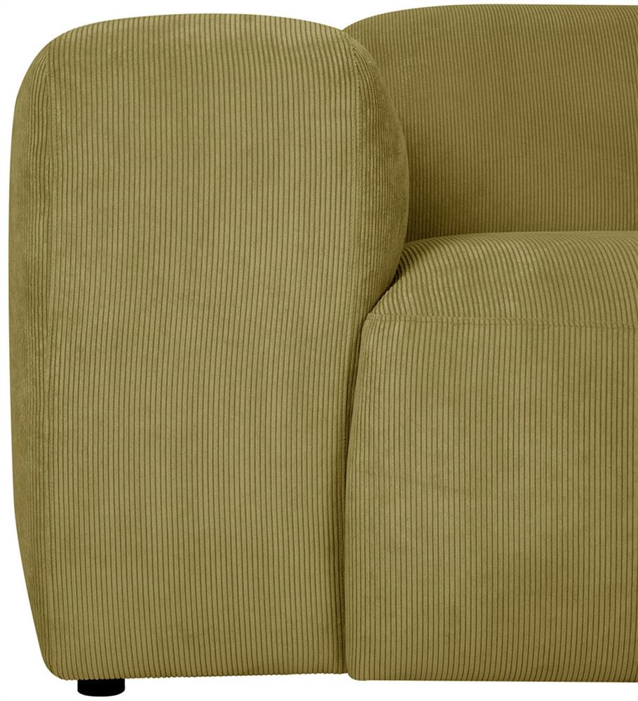 Corner Sofa Burford | size: Width: 252cm, Height: 75cm, Depth: 200cm | color: Green | image: 6 | variant: 1000354