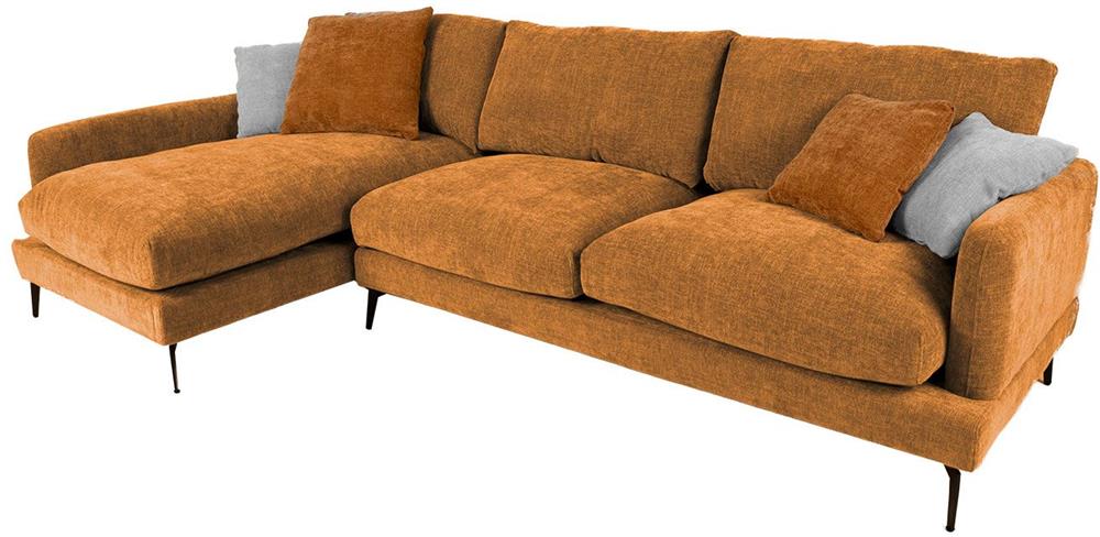 Corner Sofa Chelmsford | size: Width: 293cm, Height: 88cm, Depth: 165cm | color: Brown | image: 1 | variant: 1000408