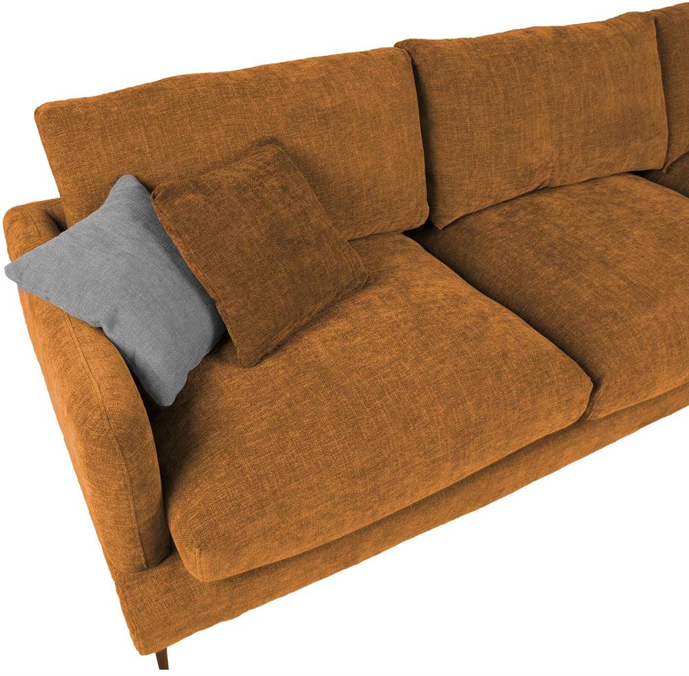 Corner Sofa Chelmsford | size: Width: 293cm, Height: 88cm, Depth: 165cm | color: Brown | image: 4 | variant: 1000407