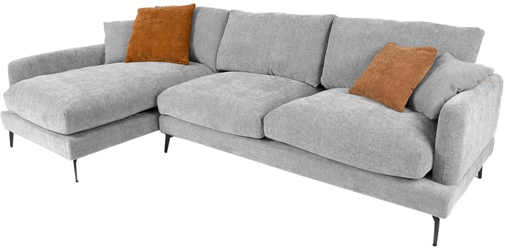 Corner Sofa Chelmsford | size: Width: 293cm, Height: 88cm, Depth: 165cm | color: Gray | image: 1 | variant: 1000410