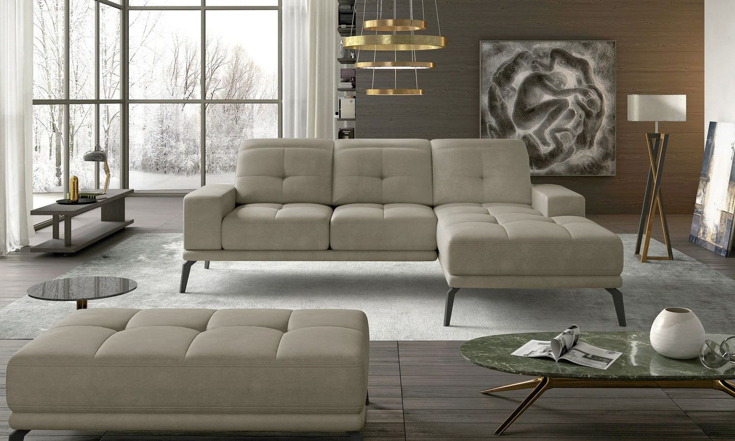 Corner Sofa East Piacenza 22 | size: Width: 265cm, Height: 98cm, Depth: 53cm | color: Paros | image: 1 | variant: 1017494