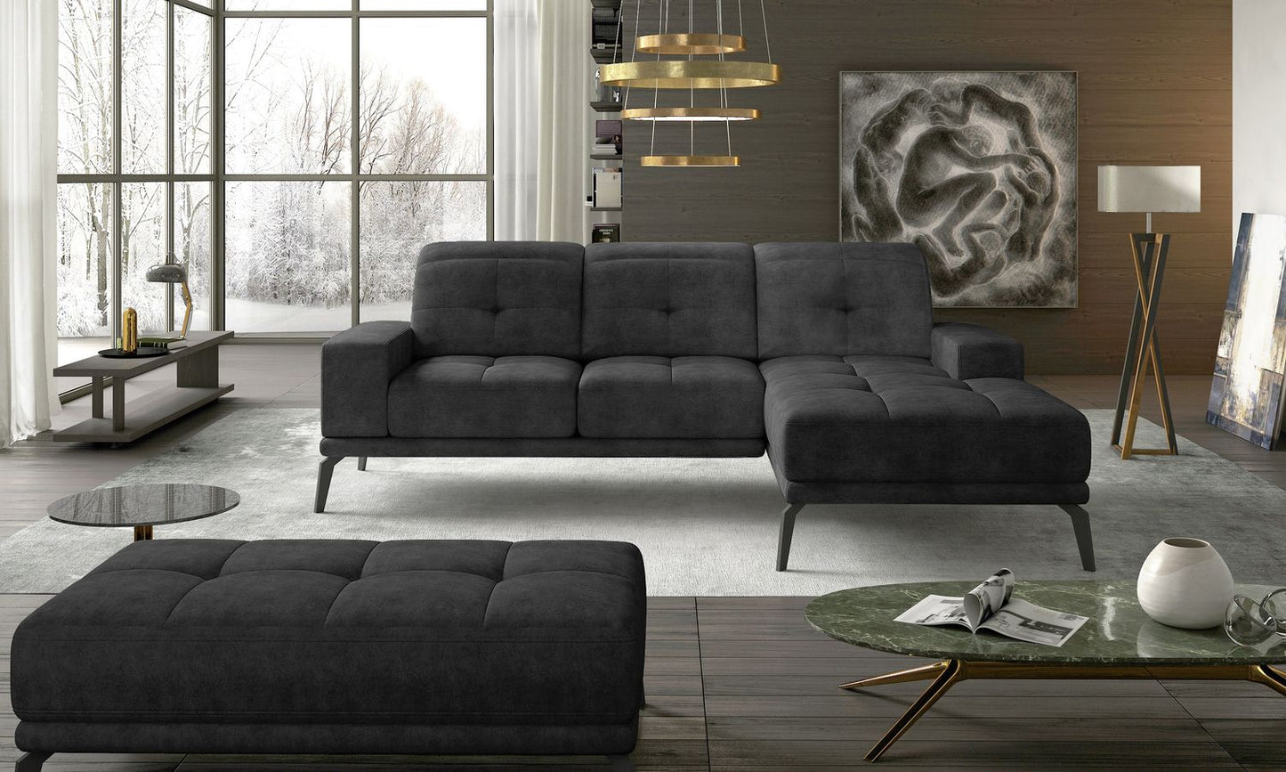 Corner Sofa East Piacenza 7 | size: Width: 265cm, Height: 98cm, Depth: 53cm | color: Dora | image: 1 | variant: 1017479