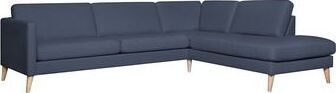 Corner Sofa Henley | size: Width: 260cm, Height: 80cm, Depth: 90cm | color: Blue | image: 3 | variant: 1000378