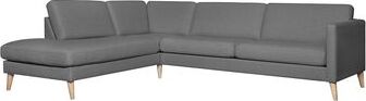 Corner Sofa Henley | size: Width: 260cm, Height: 80cm, Depth: 90cm | color: Gray | image: 0 | variant: 1000374
