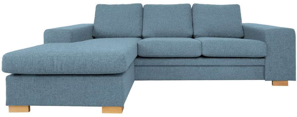 Corner Sofa Hinckley | size: Width: 237cm, Height: 86cm, Depth: 146cm | color: Blue | image: 2 | variant: 1000320
