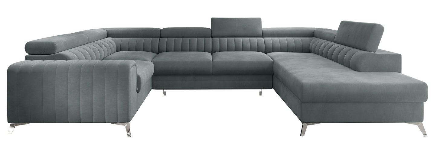 Corner Sofa Louis | size: Width: 347cm, Height: 92cm, Depth: 202cm | color: Rekta | image: 0 | variant: 1017089