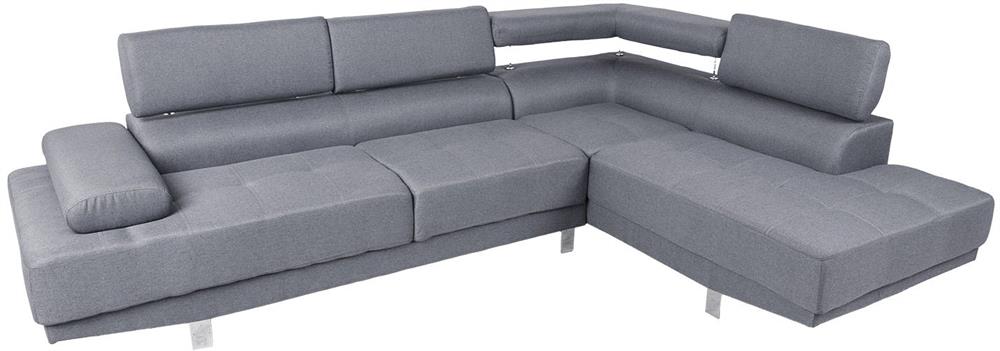 Corner Sofa Maidenhead | size: Width: 263cm, Height: 86cm, Depth: 185cm | color: Gray | image: 2 | variant: 1000389