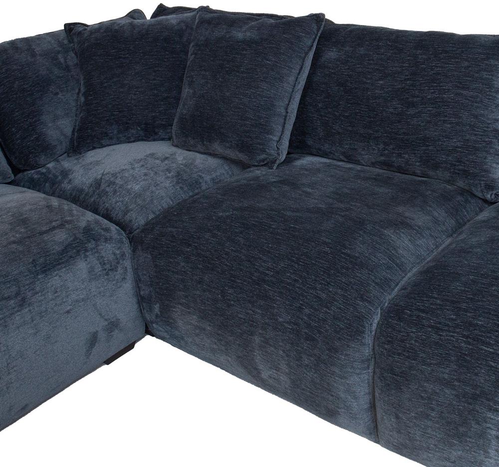 Corner Sofa Towcester | size: Width: 282cm, Height: 84cm, Depth: 282cm | color: Blue | image: 3 | variant: 1000340